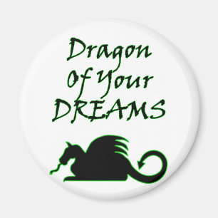 Dragon Of Your Dreams (Black) Magnet