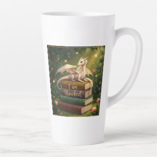 Dragon on books - Latte Mok Latte Mug