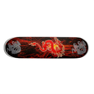 Dragon on Fire Skateboard