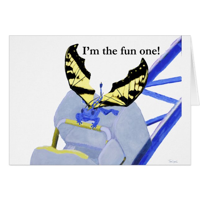 Dragon on Roller Coaster (Front Horizontal)