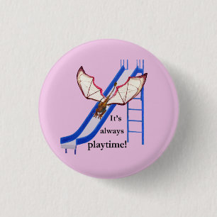 Dragon on Slide 3 Cm Round Badge