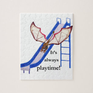 Dragon on Slide Jigsaw Puzzle