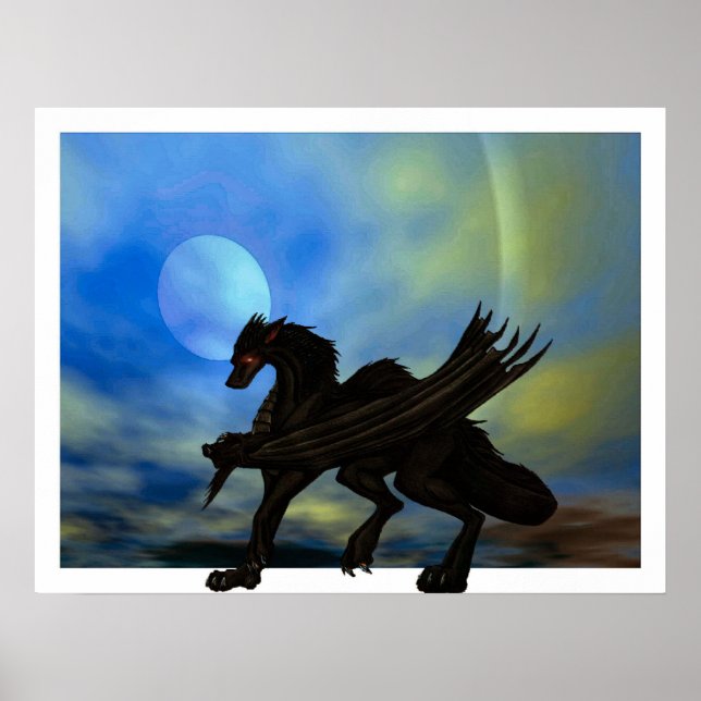 Dragon On The Prowl Poster (Front)