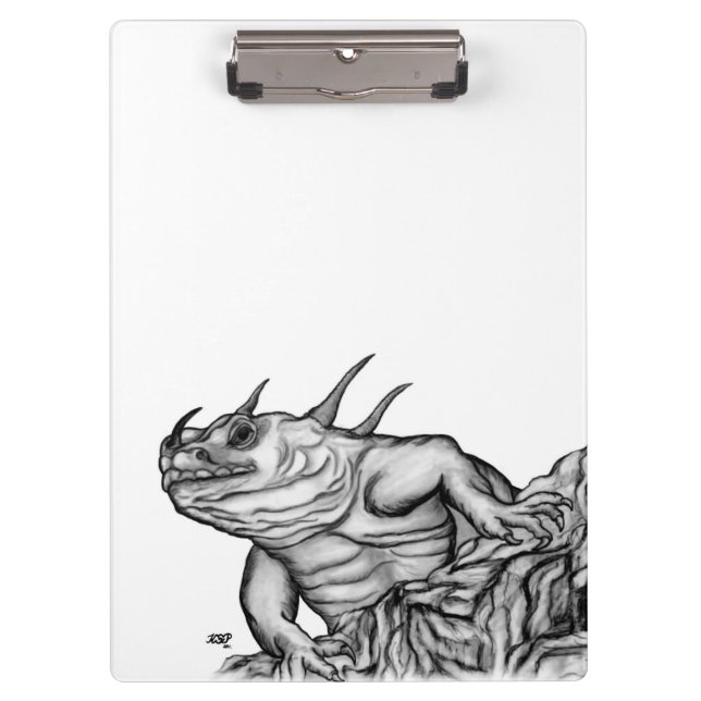 Dragon on the Rock Clipboard (Front)