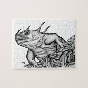 Dragon on the Rock Jigsaw Puzzle