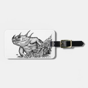 Dragon on the Rock Luggage Tag