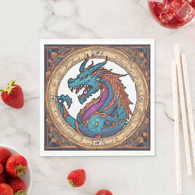 Dragon Paper Napkin (Insitu)