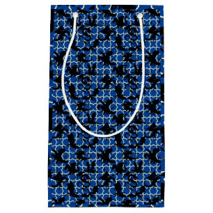 Dragon pattern 01.wx4x4.blue Dblue BG Small Gift Bag