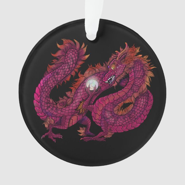 Dragon Pearl Ornament (Front)