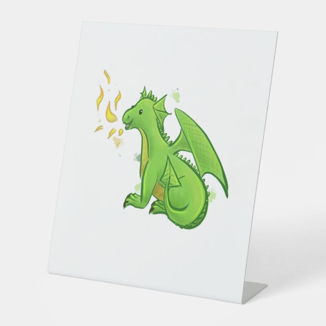 Dragon Pedestal Sign (Front)