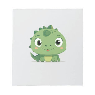 Dragon Peeking Cute Adorable Funny Animal Cartoon Notepad