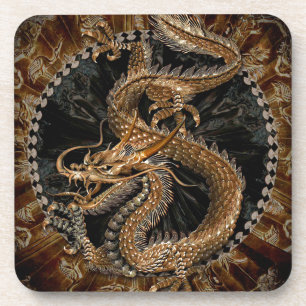 Dragon Pentagram Coaster