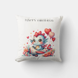 Dragon Pilot Birthday Cushion