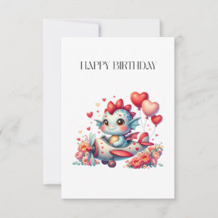Dragon Pilot Birthday RSVP Card