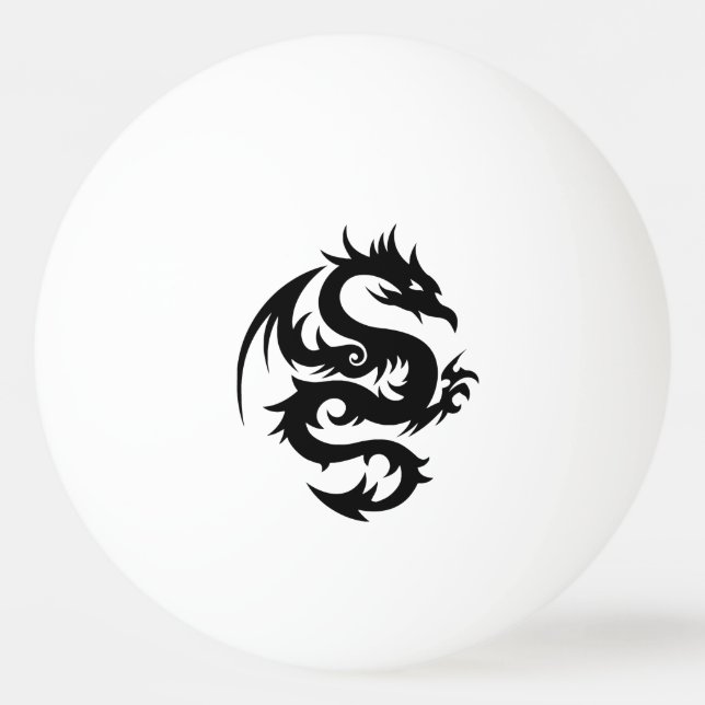 dragon ping pong ball (Back)