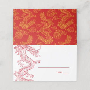 Dragon   Place Table Name Cards 