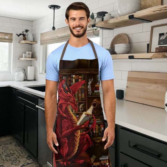 Dragon Podcast Library Apron (Creator Uploaded)
