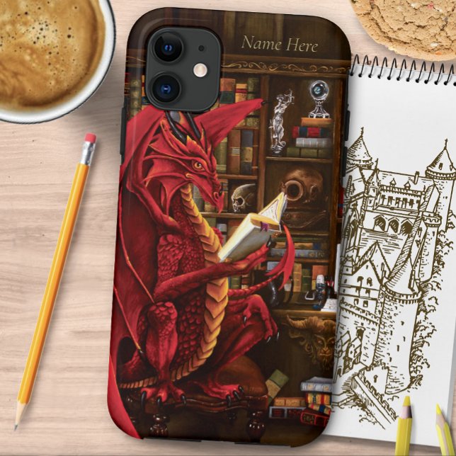 Dragon Podcast Library Case-Mate iPhone Case (Creator Uploaded)