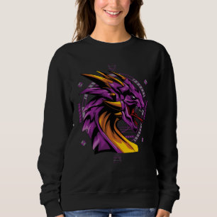 Dragon Pop Aesthetic Sacred Geometry Mandala Mitho Sweatshirt