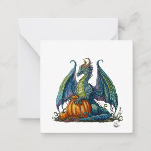 Dragon post-card style card
