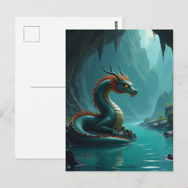 Dragon  postcard (Front/Back)