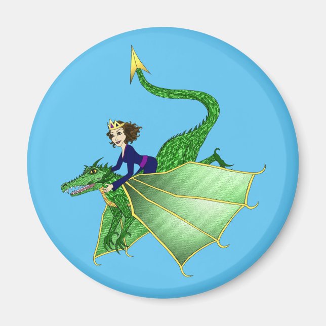 Dragon Princess Magnet (Front)