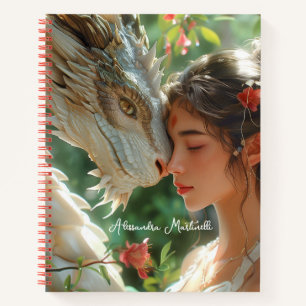 Dragon Princess Personalised Fantasy Notebook
