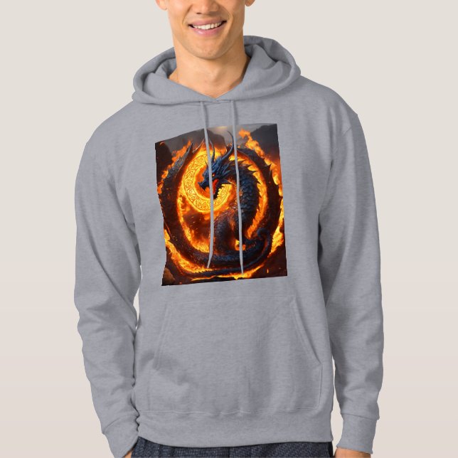 Dragon printed  hoodie (Front)