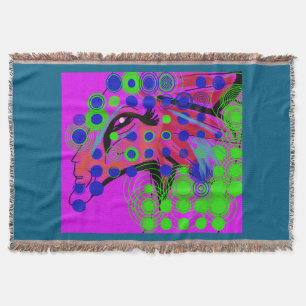 Dragon Prophetess Throw Blanket