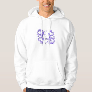 Dragon purple hoodie
