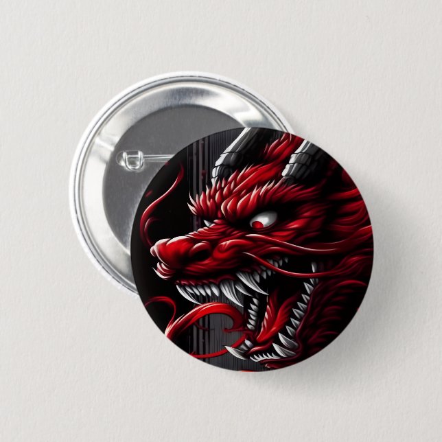 Dragon Rage Button (Front & Back)