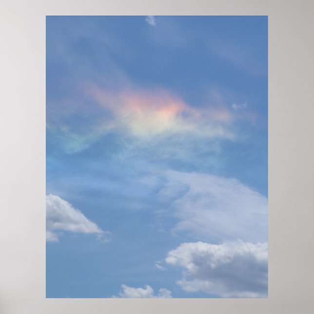 Dragon Rainbow Cloud Poster (Front)