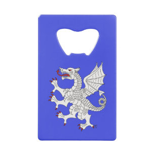 Dragon Rampant Argent