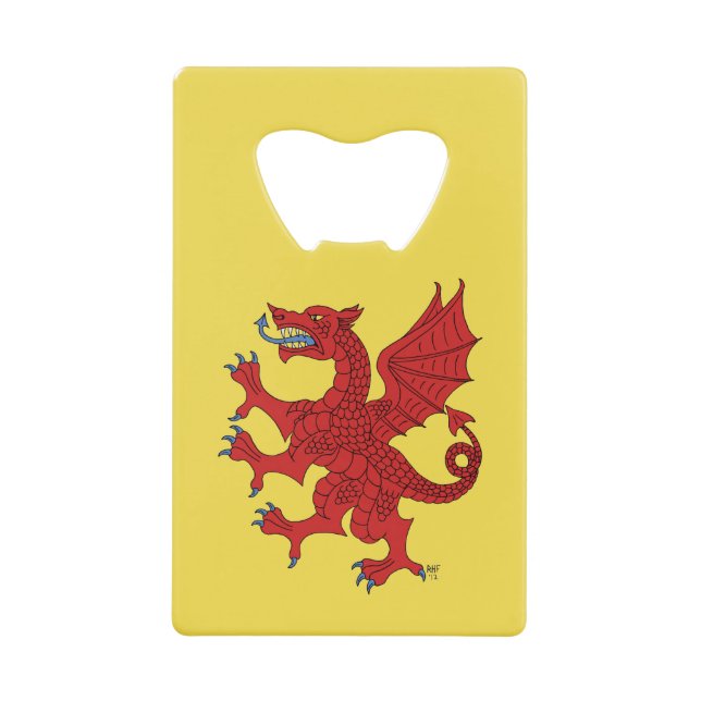 Dragon Rampant Gules (Front)
