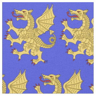 Dragon Rampant Or Fabric