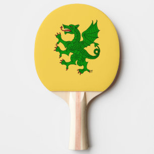 Dragon Rampant Vert Ping Pong Paddle