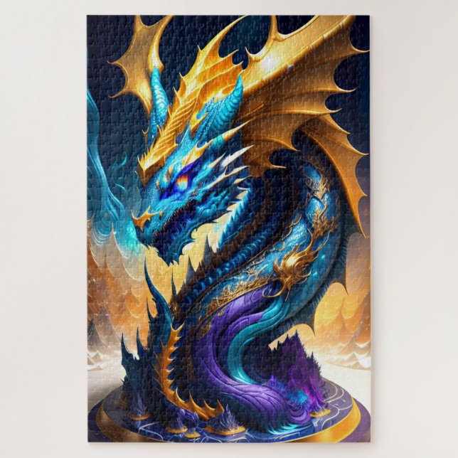 Dragon Realm 1 Jigsaw Puzzle (Vertical)