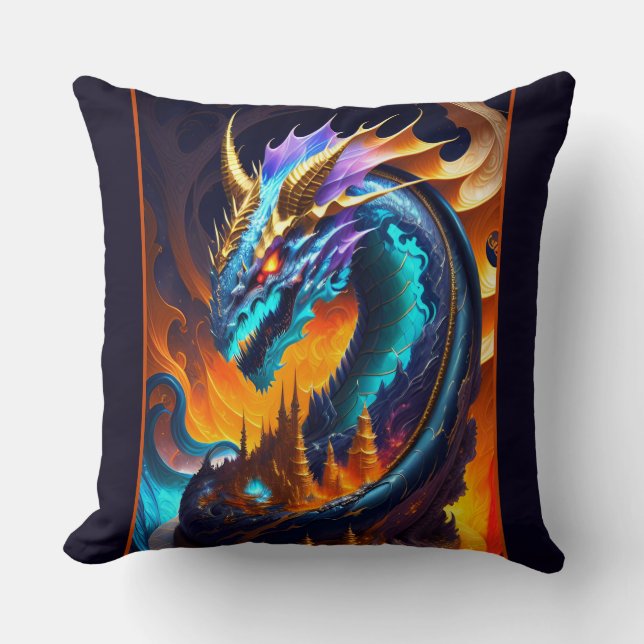 Dragon Realm 2 Cushion (Front)