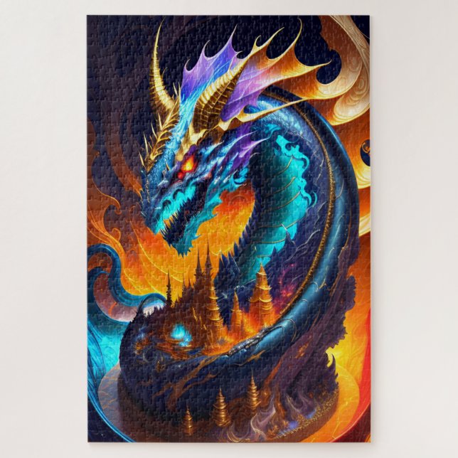 Dragon Realm 2 Jigsaw Puzzle (Vertical)