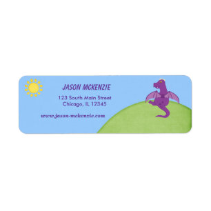 Dragon Return Address Label