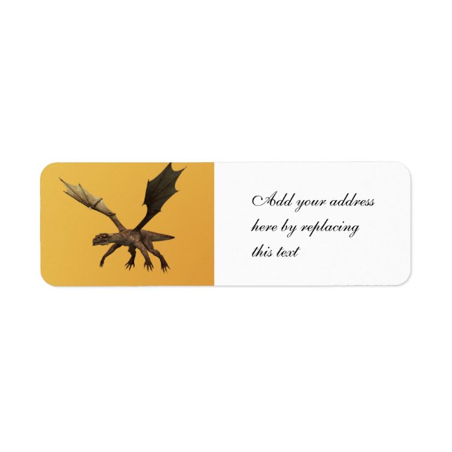 Dragon Return Address Label (Front)