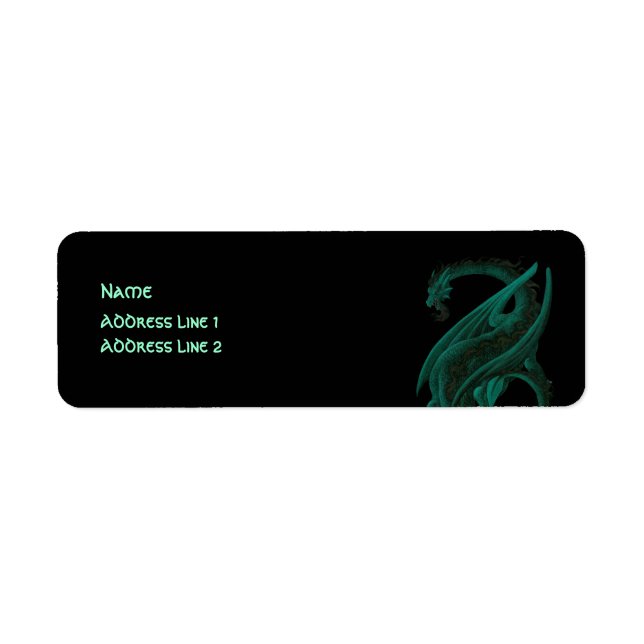 Dragon Return Address Label (Front)