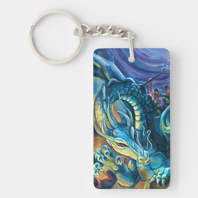 Dragon Rider Poster Key Ring (Front)