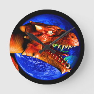 Dragon Round Clock