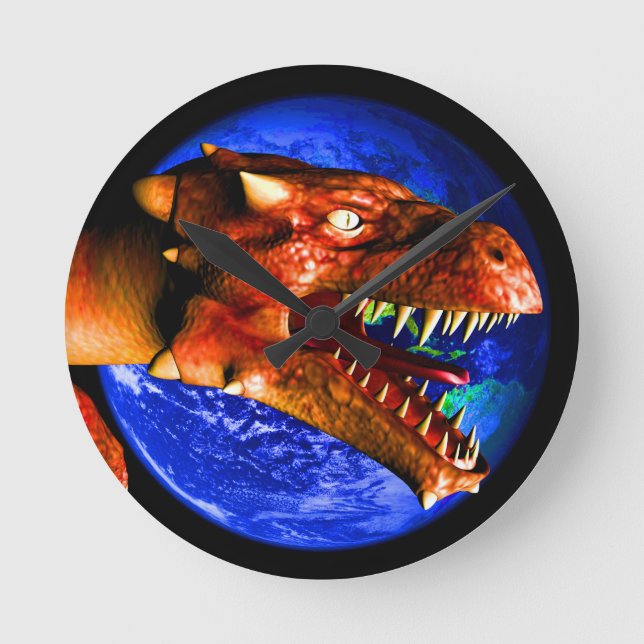 Dragon Round Clock (Front)