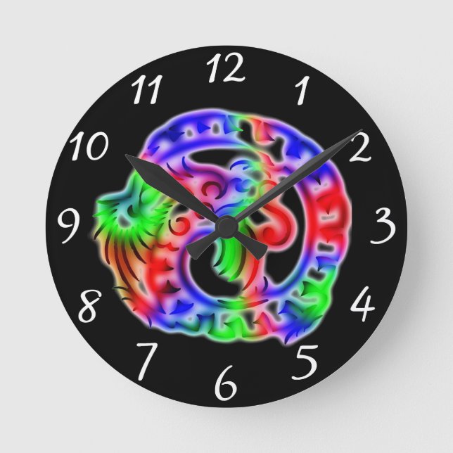 Dragon Round Clock (Front)