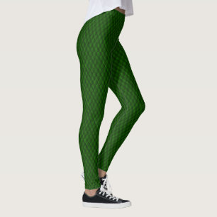 Dragon Scale Armour Emerald Green Leggings