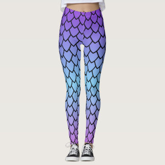 Dragon Scale Pattern Leggings
