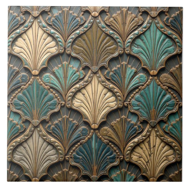 Dragon Scales Ceramic Tile (Front)