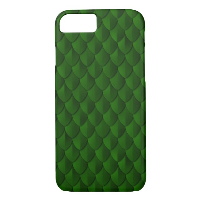 Dragon Scales Emerald Green Case-Mate iPhone Case (Back)